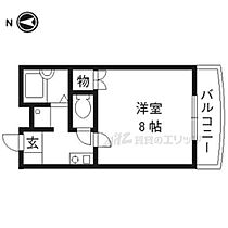 京都府京都市中京区聚楽廻西町（賃貸マンション1K・1階・20.00㎡） その2