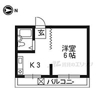 小堀マンション旧館 403 ｜ 京都府京都市右京区西京極南大入町（賃貸マンション1K・4階・19.44㎡） その1