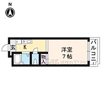 京都府京都市北区等持院東町（賃貸マンション1K・2階・22.12㎡） その1