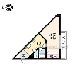 🉐敷金礼金0円！🉐山陰本線 花園駅 徒歩15分
