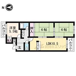 嵐山ファミリオ 3LDKの間取図画像