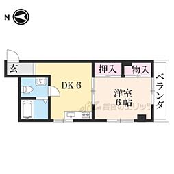コーポアネモス 1DKの間取図画像