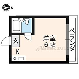 スウィング岡崎ビル ワンルームの間取図画像
