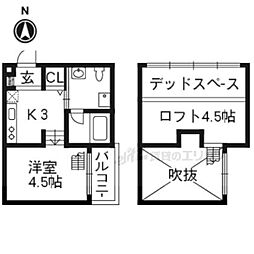宝ケ池駅 5.2万円