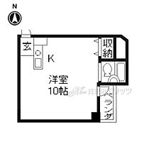 京都府京都市東山区大和大路通四条下る３丁目博多町（賃貸マンション1R・4階・21.50㎡） その2