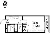 京都府京都市上京区日暮通下立売上る西入分銅町（賃貸マンション1K・2階・20.25㎡） その2