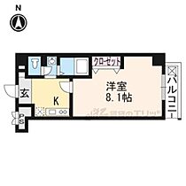 京都府京都市左京区吉田近衛町（賃貸マンション1K・4階・26.08㎡） その2