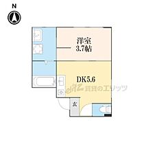 京都府京都市左京区浄土寺西田町（賃貸マンション1DK・3階・26.45㎡） その2