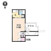 京都府京都市北区小山上内河原町（賃貸マンション1K・1階・23.47㎡） その2