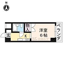 京都府京都市左京区下鴨貴船町（賃貸マンション1K・5階・22.00㎡） その2