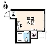 ＢＬＤＧ2Ｍ 2-A ｜ 京都府京都市左京区一乗寺東杉ノ宮町（賃貸マンション1K・2階・16.00㎡） その2