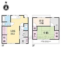 京都府京都市左京区粟田口鳥居町（賃貸一戸建2LDK・2階・44.54㎡） その2