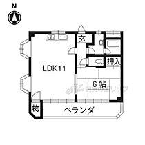 京都府京都市北区鞍馬口通寺町西入新御霊口町（賃貸マンション1LDK・3階・39.85㎡） その2