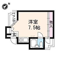 ＤＥＴＯＭ－1京大前  ｜ 京都府京都市左京区田中大堰町（賃貸マンション1R・3階・17.24㎡） その2