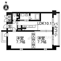 京都府京都市下京区麩屋町通松原下る上鱗形町（賃貸マンション2LDK・1階・51.70㎡） その1