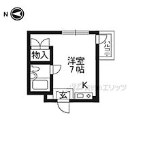 ネオハイム出町 201 ｜ 京都府京都市左京区田中南西浦町（賃貸アパート1R・2階・16.00㎡） その2