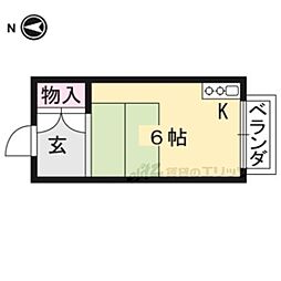 🉐敷金礼金0円！🉐洛水コーポ南棟