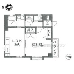 ビル 1LDKの間取図画像