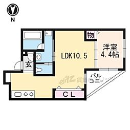 東青苑 1LDKの間取図画像