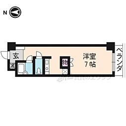 KIND3 1Kの間取図画像