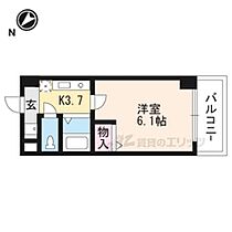 滋賀県草津市笠山４丁目（賃貸マンション1K・5階・20.51㎡） その2