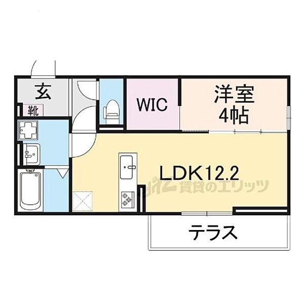 アリア大江 202｜滋賀県大津市大江１丁目(賃貸アパート1LDK・2階・41.86㎡)の写真 その2