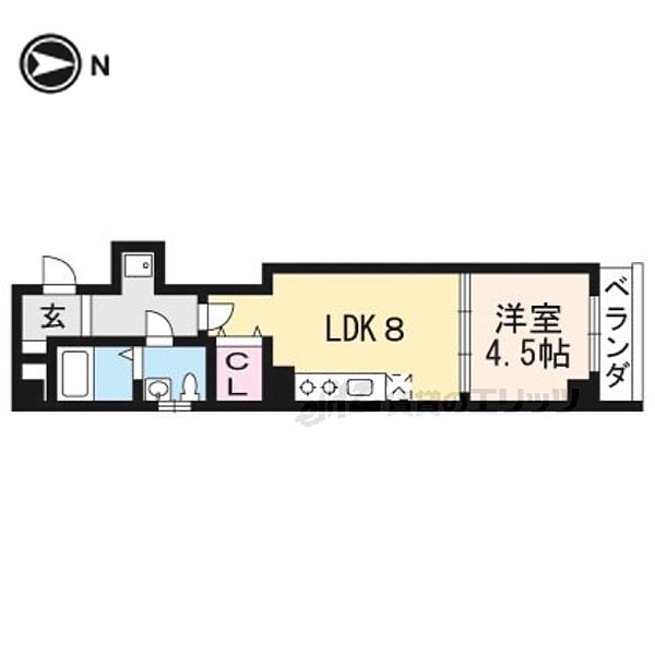 Ｍｏｒｅ五条II 307｜京都府京都市下京区藪下町(賃貸アパート1LDK・3階・33.69㎡)の写真 その2