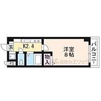 滋賀県大津市平津１丁目（賃貸マンション1K・4階・23.37㎡） その2