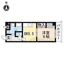 CREST音羽 407 ｜ 京都府京都市山科区音羽乙出町（賃貸マンション1DK・4階・33.12㎡） その2