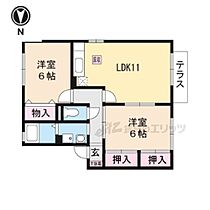 滋賀県大津市和邇今宿（賃貸アパート2LDK・1階・54.19㎡） その2