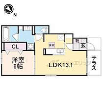 エーリ・フノマージュ 104 ｜ 滋賀県彦根市西沼波町（賃貸アパート1LDK・1階・45.09㎡） その2