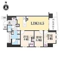 京都府京都市山科区椥辻東浦町（賃貸マンション3LDK・8階・67.35㎡） その2