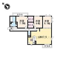 滋賀県守山市古高町（賃貸アパート3LDK・1階・77.91㎡） その2