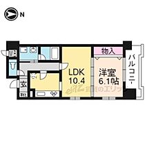 パインフィールド東野 401 ｜ 京都府京都市山科区東野中井ノ上町（賃貸マンション1LDK・4階・43.42㎡） その2