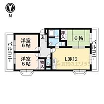 ソルクレスト瀬田 401 ｜ 滋賀県大津市黒津１丁目（賃貸マンション3LDK・4階・65.16㎡） その2