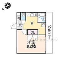 エスパシオ 1206 ｜ 滋賀県彦根市平田町（賃貸マンション1K・2階・24.36㎡） その2