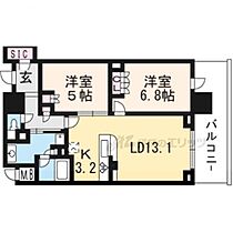 滋賀県大津市春日町（賃貸マンション2LDK・3階・66.19㎡） その2