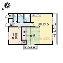 滋賀県守山市守山４丁目（賃貸アパート2LDK・1階・61.10㎡） その2