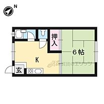 滋賀県草津市平井３丁目（賃貸アパート1DK・1階・22.68㎡） その2