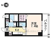 滋賀県草津市笠山１丁目（賃貸マンション1K・4階・27.28㎡） その2