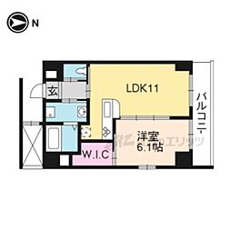 レグルス 1LDKの間取図画像