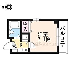 エルシティ四ノ宮 1Kの間取図画像