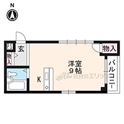 GRACEMAISONOZ ワンルームの間取図画像