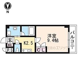ソフィアコート 1Kの間取図画像