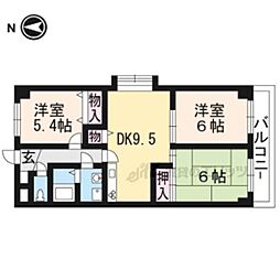 ブライトンステージ2 2LDKの間取図画像