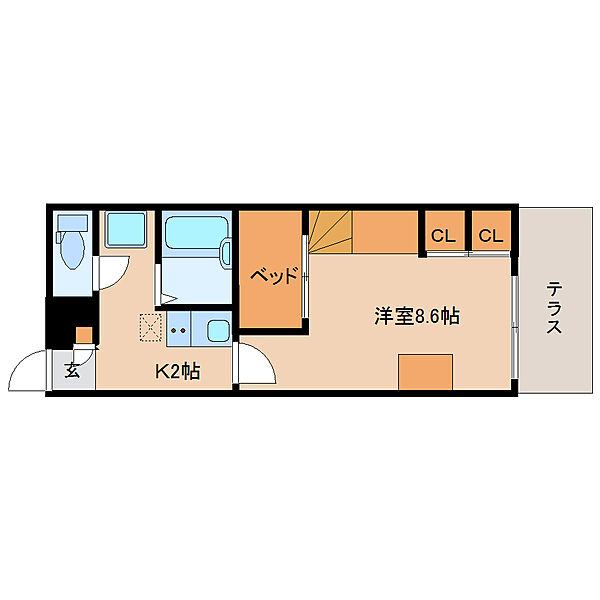 レオパレスTO2 ｜奈良県奈良市恋の窪1丁目(賃貸マンション1K・1階・23.18㎡)の写真 その2