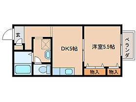 奈良県奈良市佐保台西町（賃貸アパート1DK・2階・30.00㎡） その2