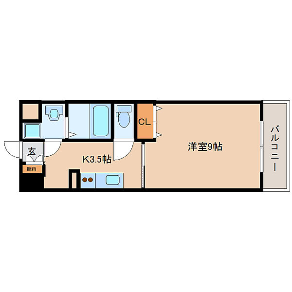 フルーア　ケイ ｜京都府木津川市木津駅前1丁目(賃貸マンション1K・4階・30.27㎡)の写真 その2