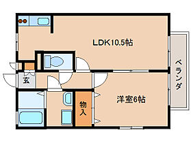 コンフォート・中谷  ｜ 奈良県奈良市古市町（賃貸アパート1LDK・2階・40.00㎡） その2