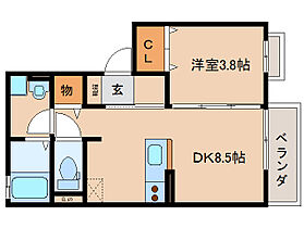 ラフィーネ  ｜ 奈良県奈良市東九条町674番地の1（賃貸アパート1LDK・2階・31.46㎡） その2